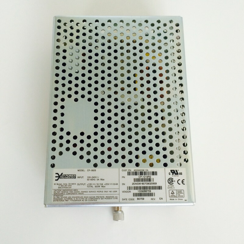 IGT S2000 3Y Power Technologies Power Supply Model #CP-9826 IGT P/N 40009003 B