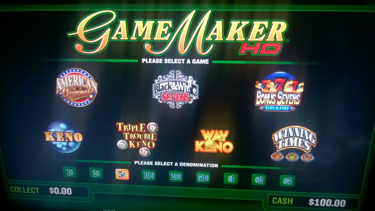 Two Screen Slot Machine BALLY GAME MAKER HD MULTI GAME DUAL MONITOR SLOT MACHINE For Sale ...