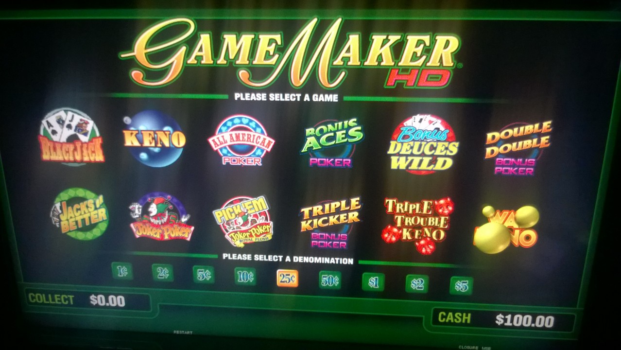 Two Screen Slot Machine BALLY GAME MAKER HD MULTI GAME DUAL MONITOR SLOT MACHINE For Sale ...