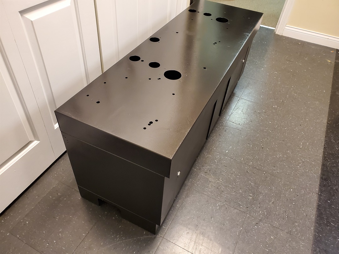 Square Slot Rack BLACK ALL SQUARE TOP DUAL SLOT MACHINE STAND - BASE WITH LOCKS & KEY ...