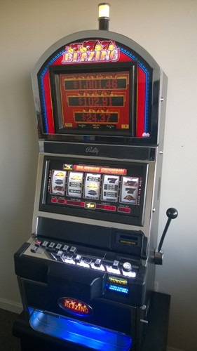 Bally Blazing 7's Five Reel Progressive S9000 Slot Machine with Top ...