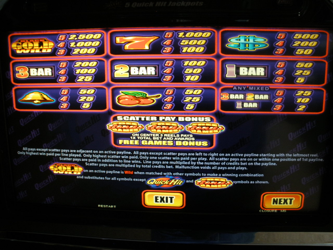 Annual quick hit black gold slot machine screenshot Makineleri Seriöses free video poker games no download