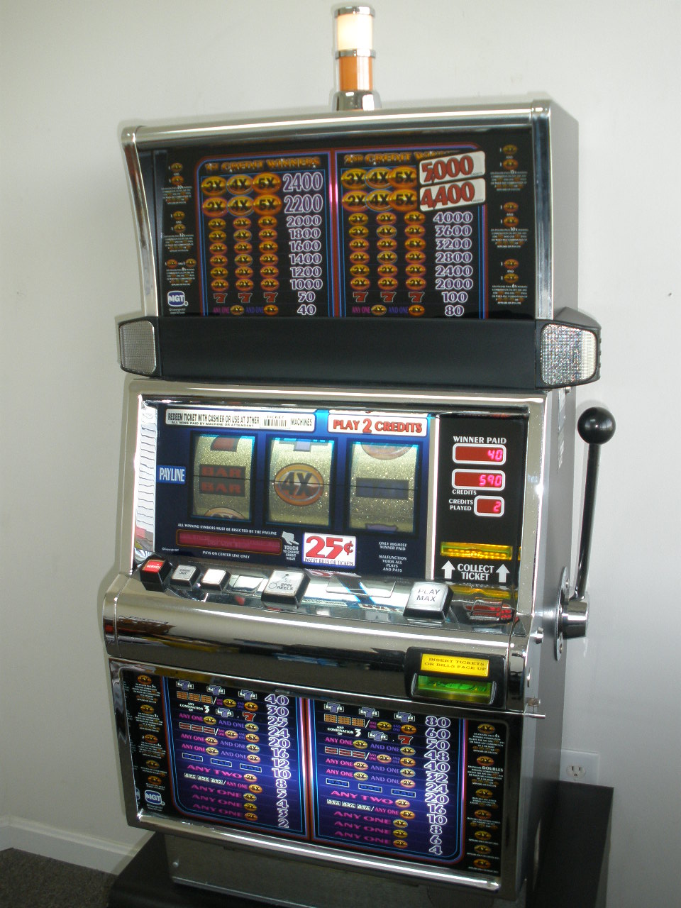 IGT 2X3X4X5X TIMES PAY S2000 SLOT MACHINE For Sale • Gambler's Oasis USA