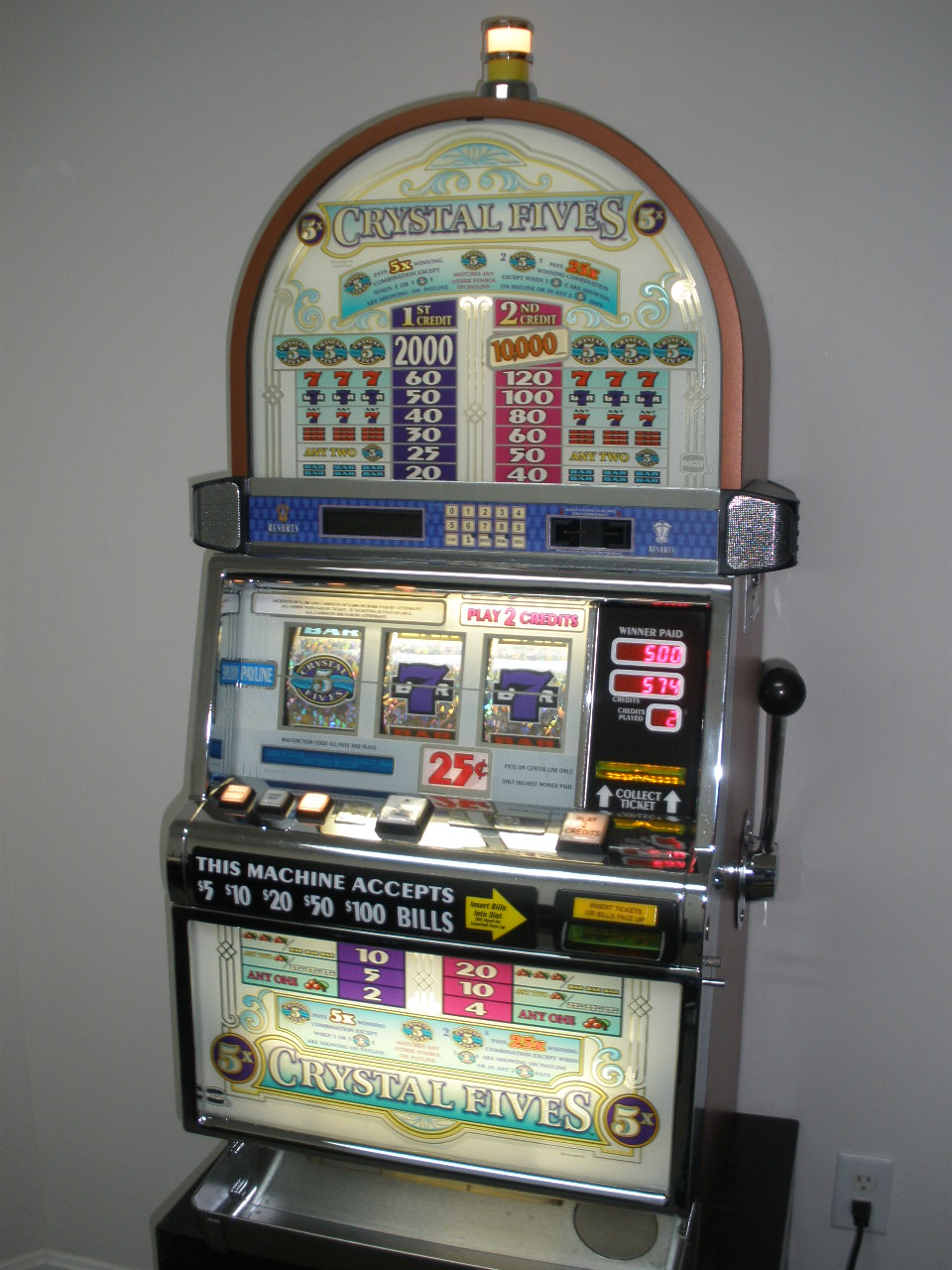 Crystals Slot Machine