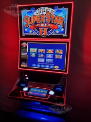 IGT CRYSTALDUAL 27 SUPER STAR POKER II MULTI GAME WITH 27" HD MONITORS 