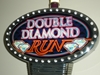 IGT DOUBLE DIAMOND RUN FIVE REEL WITH LIGHTED TOPPER AND FREE GAME BONUS - 