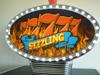 IGT SIZZLING 7s S2000 SLOT MACHINE WITH LIGHTED TOPPER - 