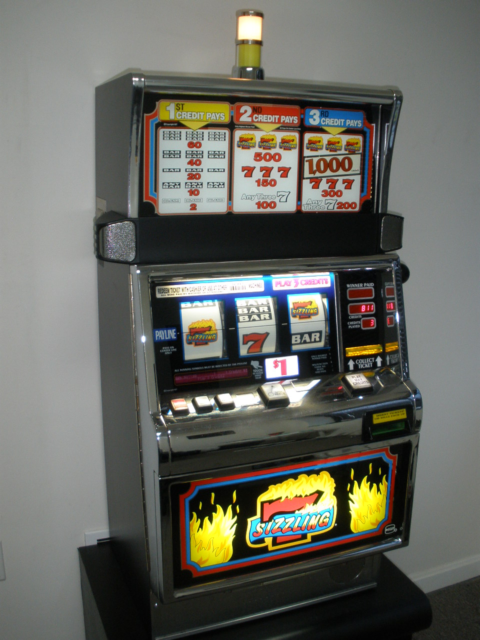 Sizzling Sevens Slot Machine