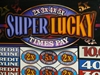 IGT SUPER LUCKY 2X3X4X5X TIMES PAY FIVE LINE S2000 SLOT MACHINE WITH QUARTER COIN HANDLING - 