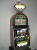 IGT TRIPLE DIAMOND NINE LINE S2000 SLOT MACHINE (BACKLIGHTED REELS) AND LIGHTED TOPPER - 