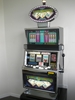 IGT TRIPLE DIAMOND S2000 SLOT MACHINE WITH QUARTER COIN HANDLING - THREE COIN AND LIGHTED TOPPER - 
