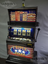 IGT TRIPLE STARS FOUR REEL S2000 SLOT MACHINE 
