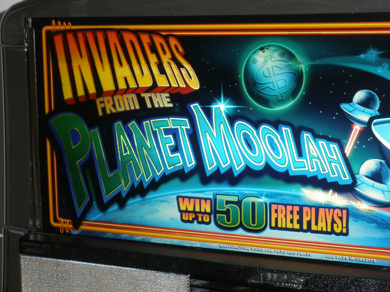Invaders from the planet moolah slot machine for sale