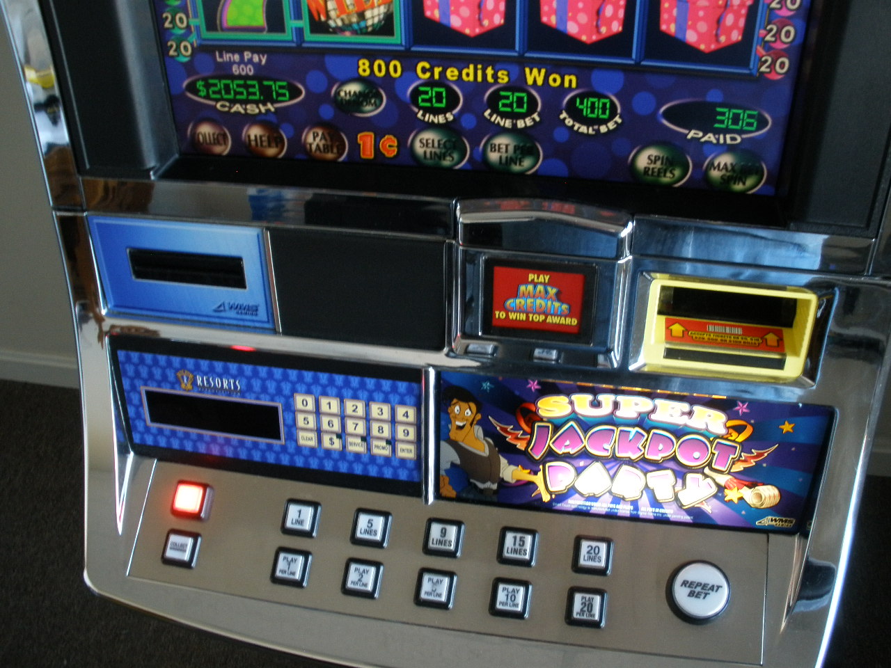 Super Jackpot Party Slot Machine For Sale