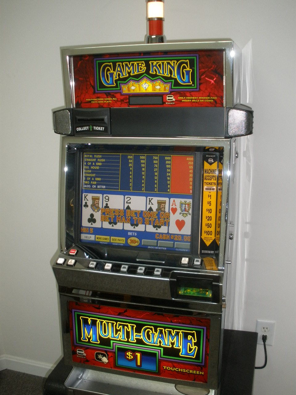 Slot Machine For Sale Touchscreen